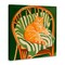 Stupell Industries Cat In Rattan Chair Canvas, design by Walker Noble